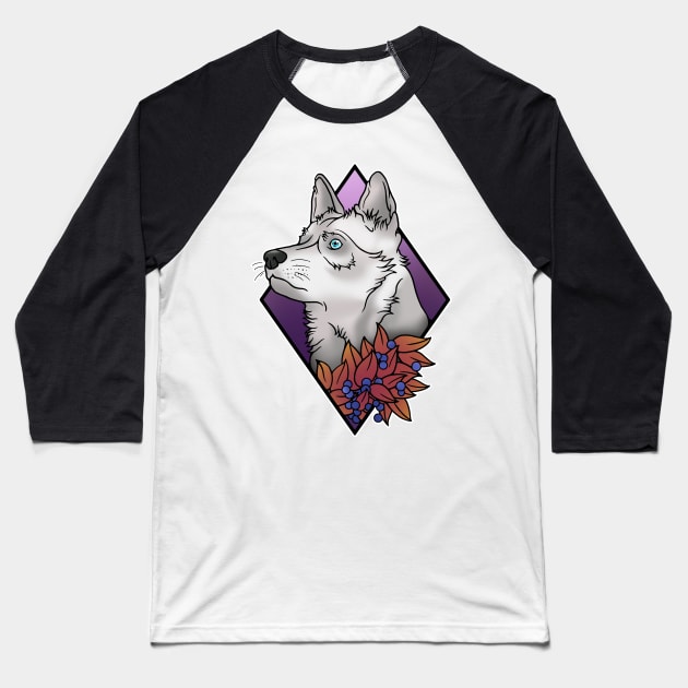 Dog Baseball T-Shirt by CharlieWizzard